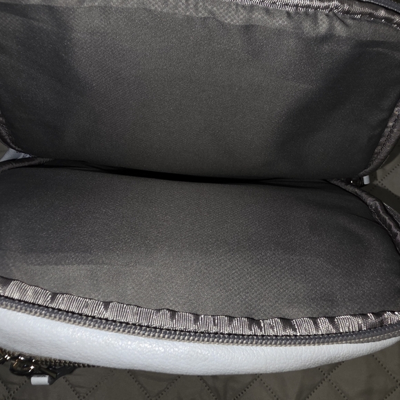 Tumi Daniella Baby Blue Leather Voyager Backpack. - Picture 2 of 5
